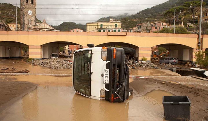 Alluvione 2011: i territori del la Liguria sono estremamente instabili