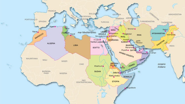 Mappa territori in guerra